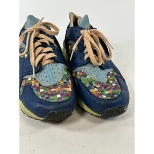 Nike Air Huarache Woven Blue Multi Color Men’s 10.5 Sneakers
